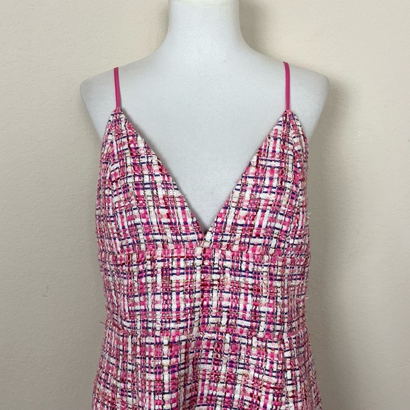 House of Harlow 1960 Pink Candy Tweed Dress - Picture 6 of 11